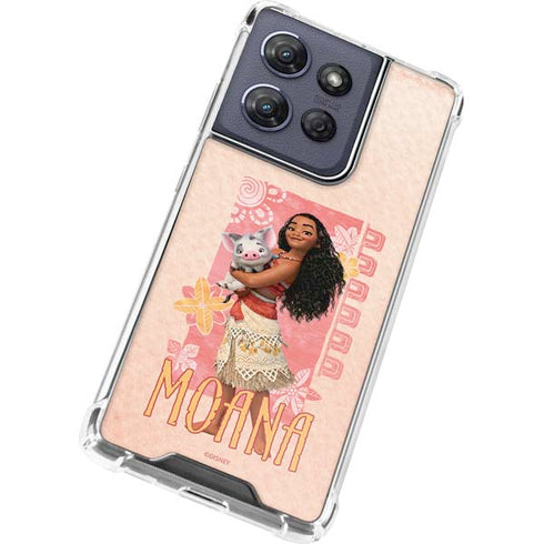 Disney Princess Moana and Pua Moto G 5G (2025) Clear Case
