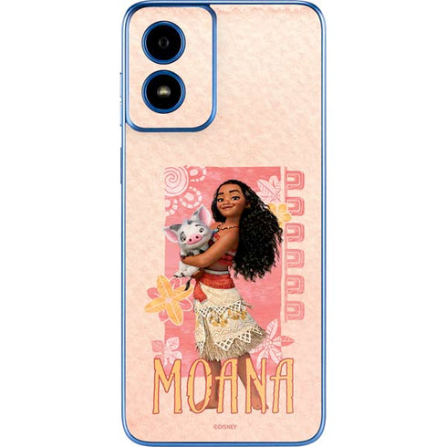 Disney Princess Moana and Pua Moto G Play 4G (2024) Skin