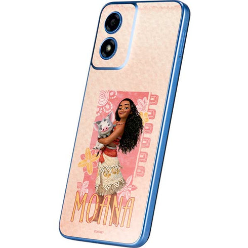 Disney Princess Moana and Pua Moto G Play 4G (2024) Skin