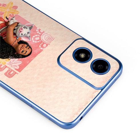 Disney Princess Moana and Pua Moto G Play 4G (2024) Skin