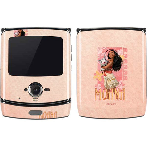 Disney Princess Moana and Pua Motorola RAZR Skin