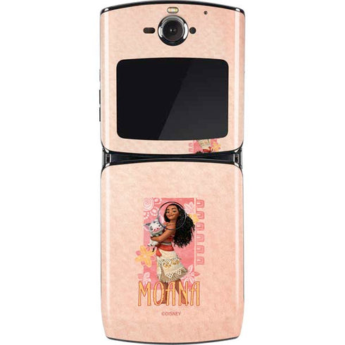 Disney Princess Moana and Pua Motorola RAZR Skin