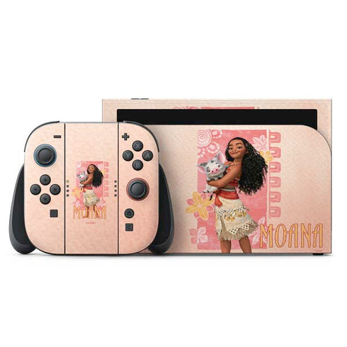 Disney Princess Moana and Pua Nintendo Skins