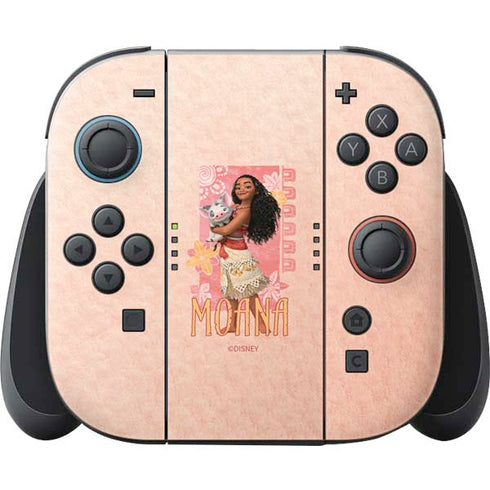Disney Princess Moana and Pua Nintendo Switch 2 (2025) Joy-Con Controller Skin
