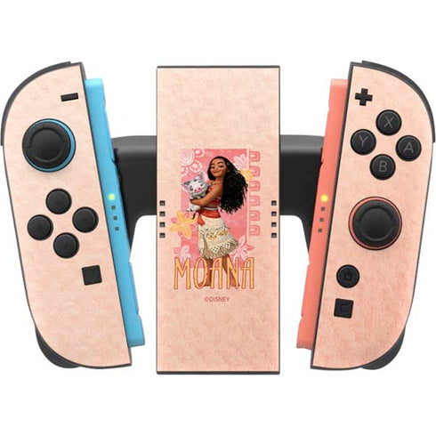 Disney Princess Moana and Pua Nintendo Switch 2 (2025) Joy-Con Controller Skin