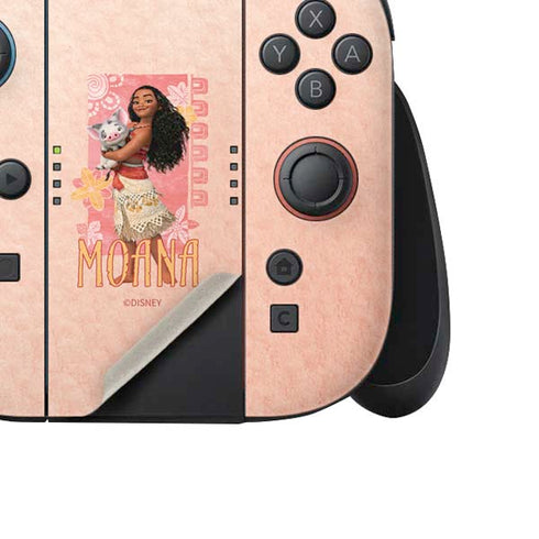 Disney Princess Moana and Pua Nintendo Switch 2 (2025) Joy-Con Controller Skin