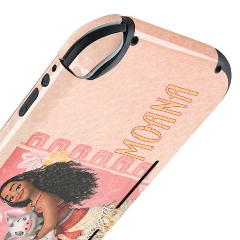 Disney Princess Moana and Pua Nintendo Switch Lite Skin