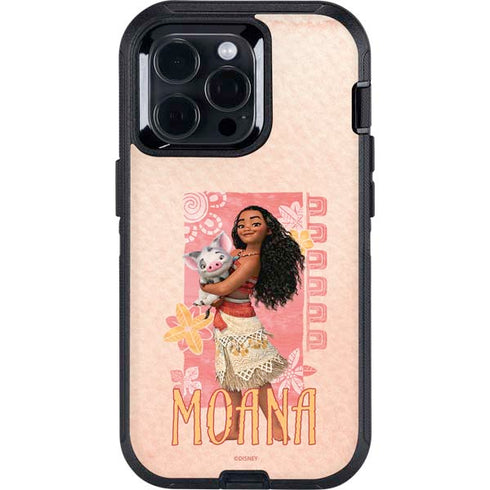 Disney Princess Moana and Pua Otterbox Defender iPhone Skin