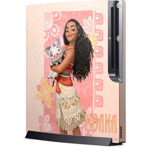 Disney Princess Moana and Pua Playstation 3 & PS3 Slim Skin