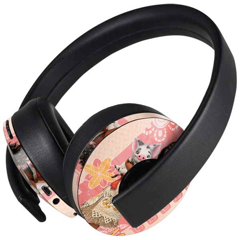 Disney Princess Moana and Pua PlayStation 4 Gold Wireless Headset Skin