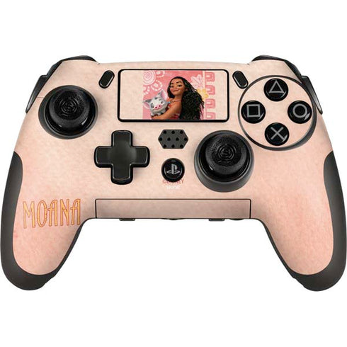 Disney Princess Moana and Pua PlayStation Scuf Vantage 2 Controller Skin