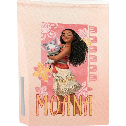 Disney Princess Moana and Pua PS5 Console Skin