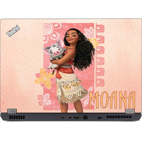 Disney Princess Moana and Pua Lenovo ThinkPad Skin