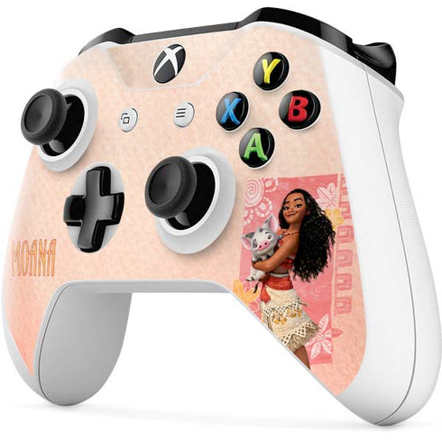 Disney Princess Moana and Pua Xbox One S Controller Skin