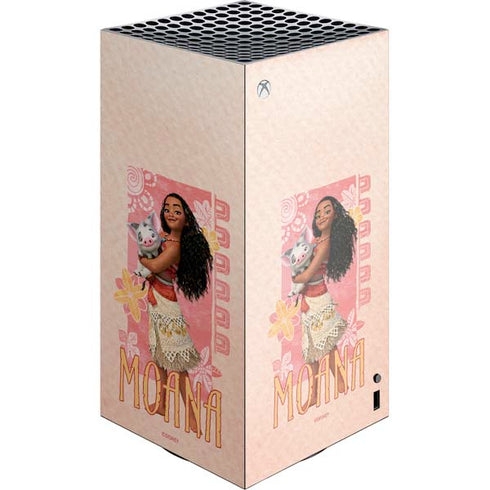 Disney Princess Moana and Pua XBox Series X Digital Edition Console Skin