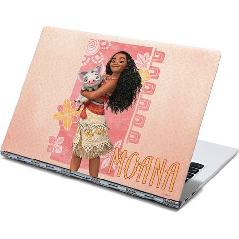 Disney Princess Moana and Pua Yoga 910 2-in-1 14in Touch-Screen Skin