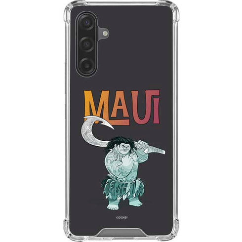 Disney Princess Moana Maui Galaxy A17 Clear Case