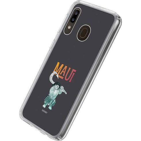 Disney Princess Moana Maui Galaxy A20 Clear Case