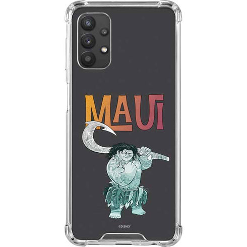Disney Princess Moana Maui Galaxy A32 5G Clear Case