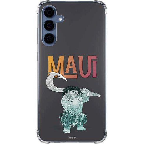 Disney Princess Moana Maui Galaxy A55 5G Clear Case