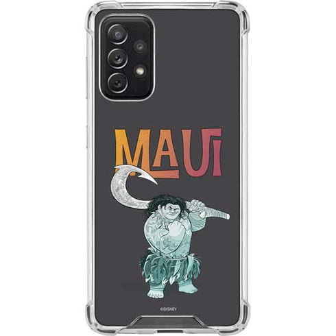 Disney Princess Moana Maui Galaxy A72 5G Clear Case