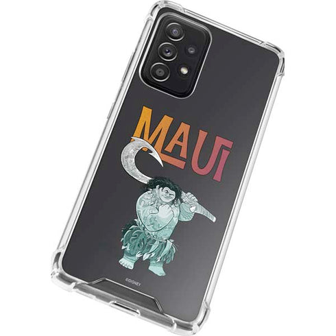 Disney Princess Moana Maui Galaxy A72 5G Clear Case