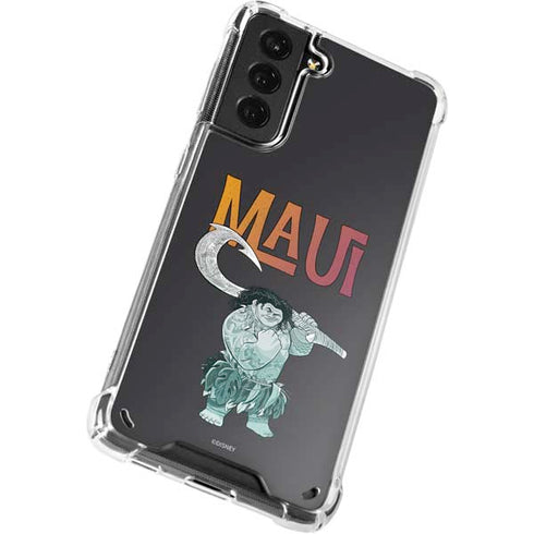 Disney Princess Moana Maui Galaxy S21 5G Clear Case
