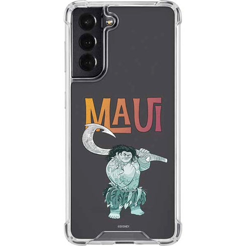 Disney Princess Moana Maui Galaxy S22 Clear Case