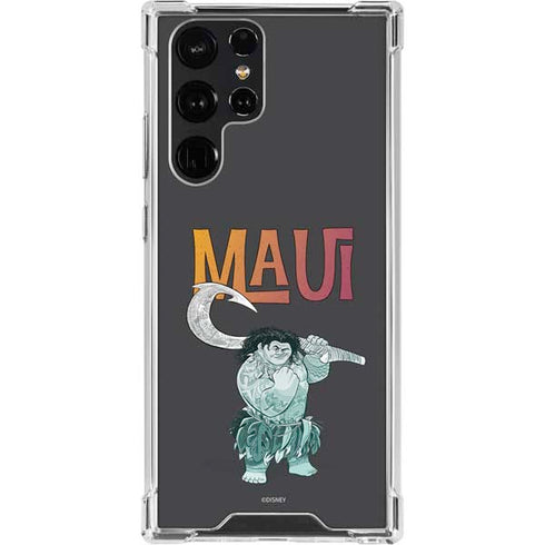 Disney Princess Moana Maui Galaxy S22 Ultra Clear Case