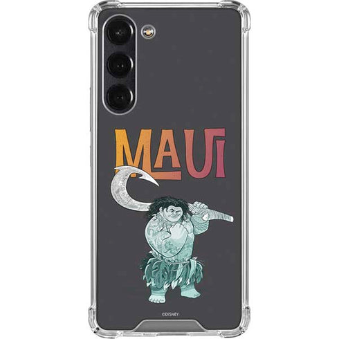 Disney Princess Moana Maui Galaxy S23 FE Clear Case
