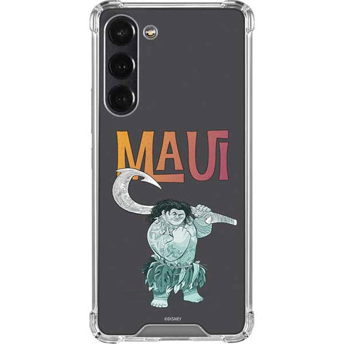 Disney Princess Moana Maui Galaxy S23 Plus Clear Case