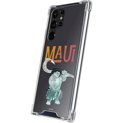 Disney Princess Moana Maui Galaxy S23 Ultra Clear Case