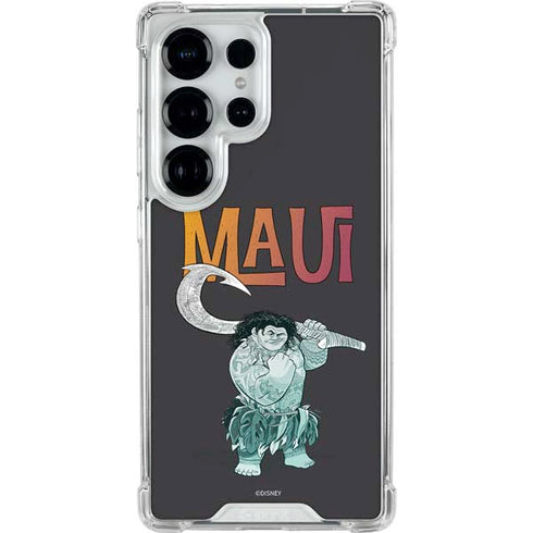 Disney Princess Moana Maui Galaxy S25 Ultra Clear Case