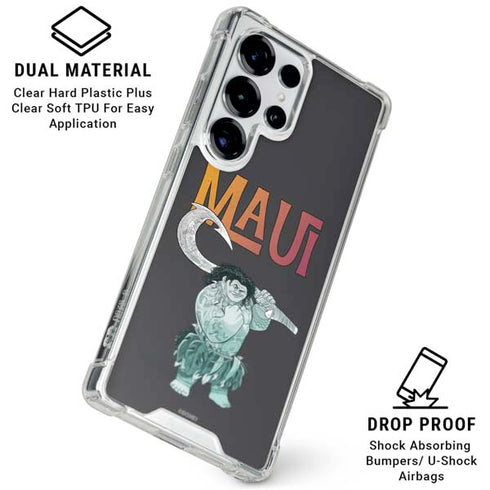 Disney Princess Moana Maui Galaxy S26 Ultra Clear Case