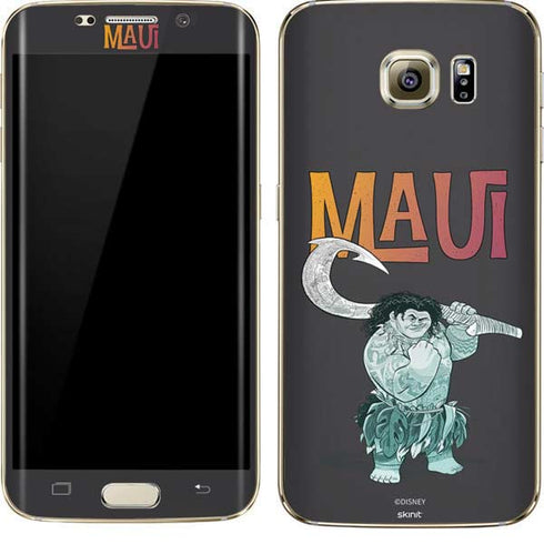 Disney Princess Moana Maui Galaxy S7 Edge Skin