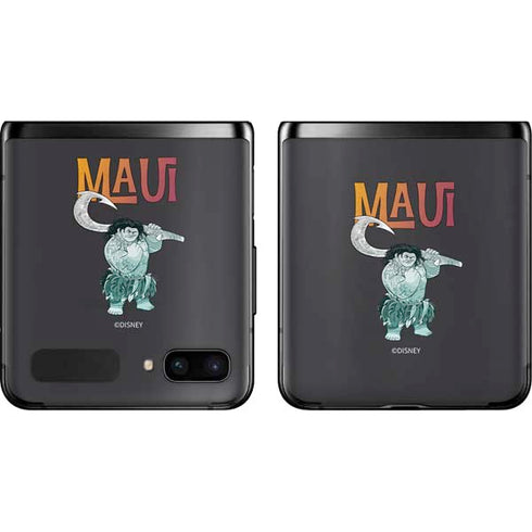 Disney Princess Moana Maui Galaxy Z Flip Skin