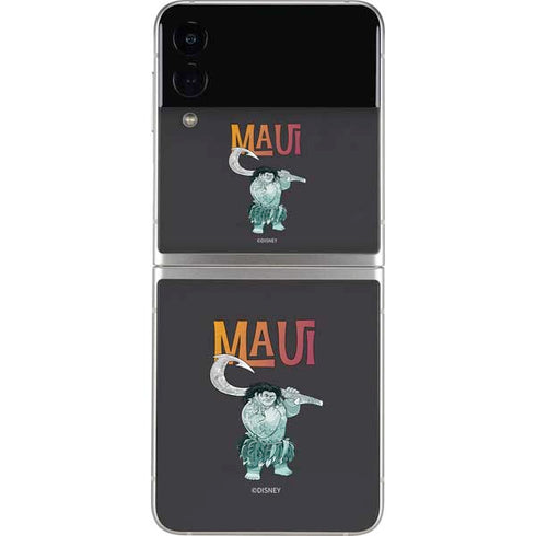 Disney Princess Moana Maui Galaxy Z Flip3 5G Skin