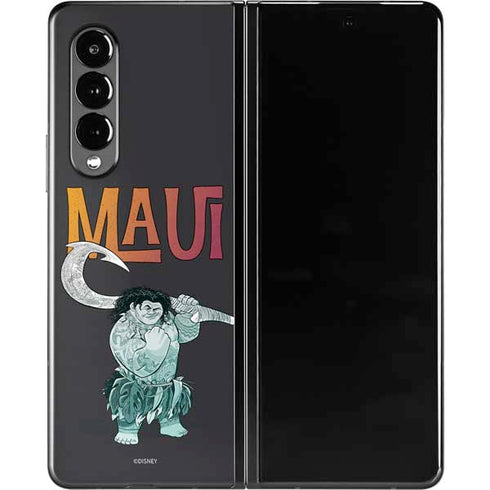 Disney Princess Moana Maui Galaxy Z Fold3 5G Skin