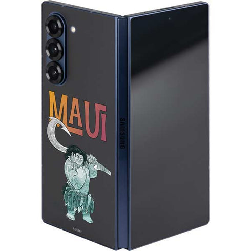 Disney Princess Moana Maui Galaxy Z Fold6 Skin
