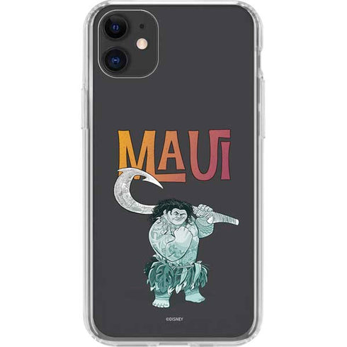 Disney Princess Moana Maui iPhone 11 Clear Case
