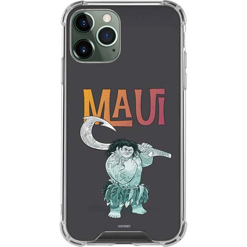 Disney Princess Moana Maui iPhone 11 Pro Max Clear Case