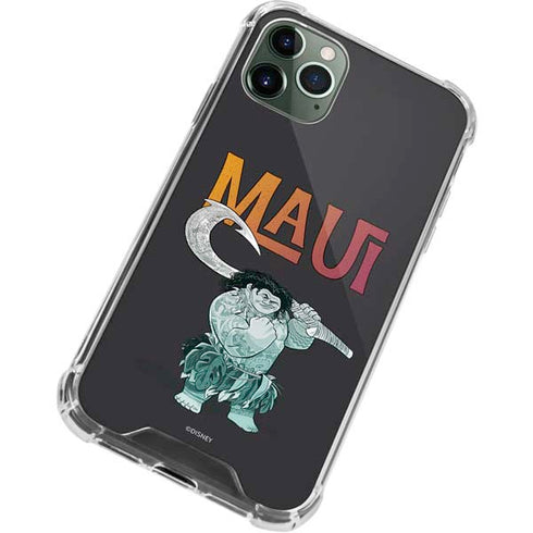 Disney Princess Moana Maui iPhone 11 Pro Max Clear Case