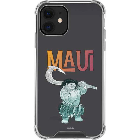 Disney Princess Moana Maui iPhone 12 Clear Case