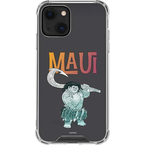 Disney Princess Moana Maui iPhone 13 Mini Clear Case