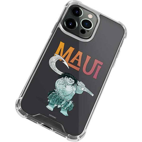 Disney Princess Moana Maui iPhone 13 Pro Max Clear Case