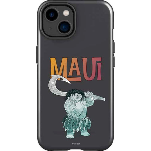 Disney Princess Moana Maui iPhone 14 Plus Impact Case