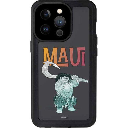 Disney Princess Moana Maui iPhone 14 Pro Waterproof Case