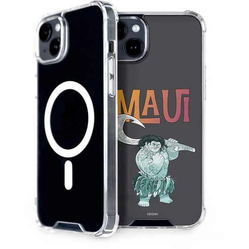 Disney Princess Moana Maui iPhone 15 Plus MagSafe Case