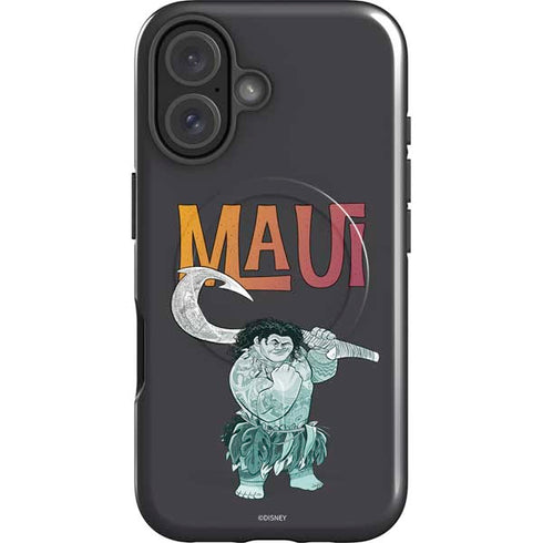 Disney Princess Moana Maui iPhone 16 Magsafe Impact Case