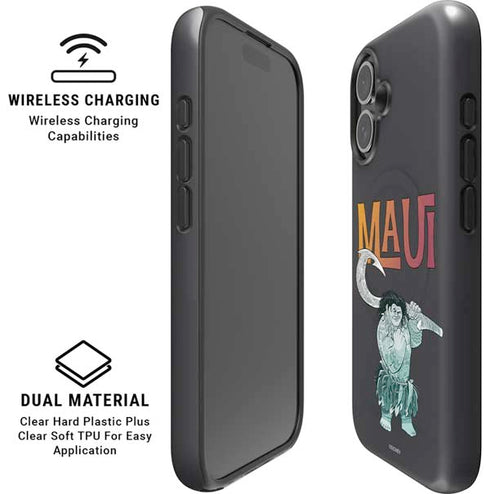 Disney Princess Moana Maui iPhone 16 Magsafe Impact Case
